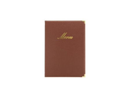 Securit Protège-menus CLASSIC, A4, bordeaux
