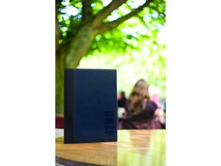 Securit Protège-menus TRENDY, A4, boîte de 20, bleu