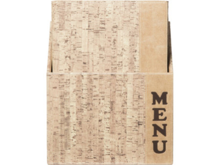 Securit Protège-menus DESIGN CORK, A4, boîte de 10