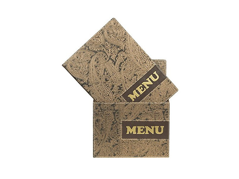 Securit Protège-menus DESIGN PAISLEY, A4, boîte de 10
