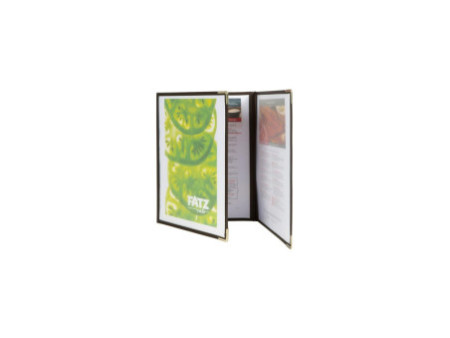 Securit Porte-menu CRYSTAL, A4, pour 6 feuilles
