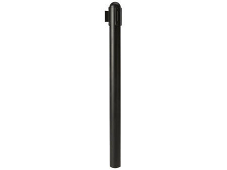 Securit Barrière de guidage RETRACTABLE - poteau, noir