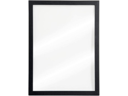 Securit Ardoise murale WOODY, en verre, cadre bois, noir