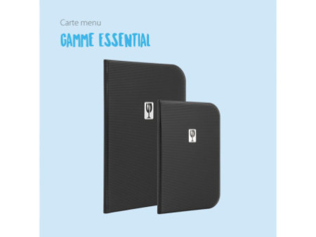 Securit Protège-menus ESSENTIAL, A4, noir