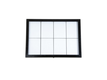 Securit Vitrine d'affichage LED Black Star XXL, 8 pages A4