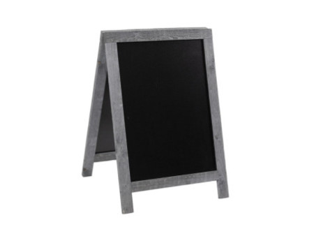 Securit Panneau trottoir NATURE, avec tableau noir, gris