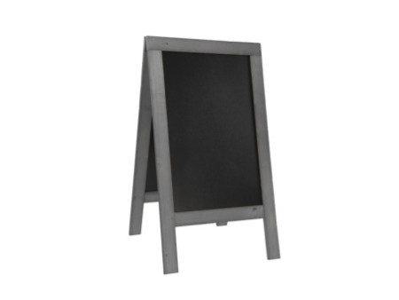 Securit Panneau trottoir NATURE, avec tableau noir, gris