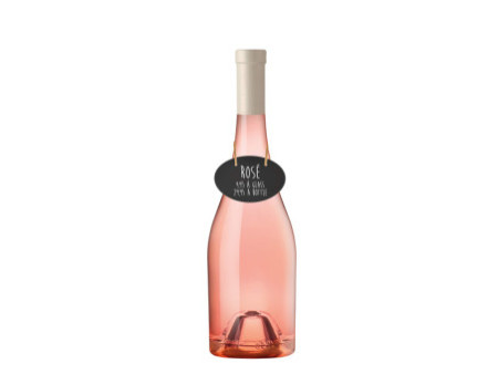Securit Etiquette de col de bouteille 'Bottle Tag', noir