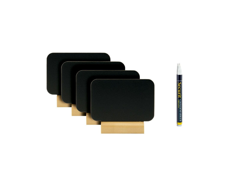 Securit Ardoise de table SILHOUETTE MINI 'RECT'