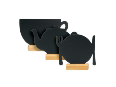 Securit Ardoise de table SILHOUETTE MINI 'MIX-3