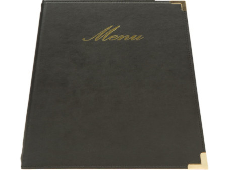 Securit Protège-menus CLASSIC, A5, noir