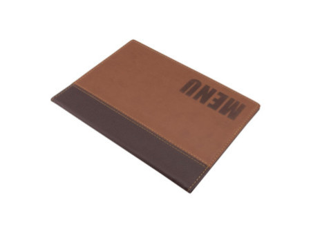 Securit Protège-menus TRENDY, A5, brun clair