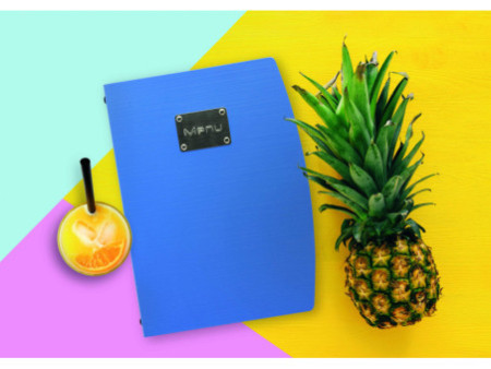 Securit Protège-menus RIO MENU, A4, bleu