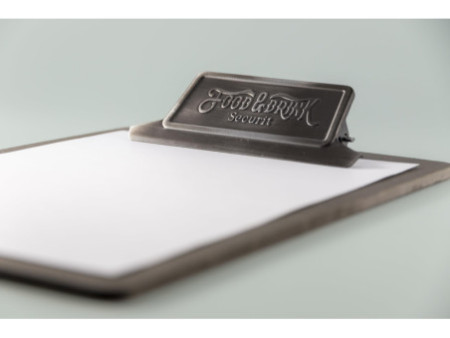 Securit Porte-menu à pince VINTAGE, A5, gris