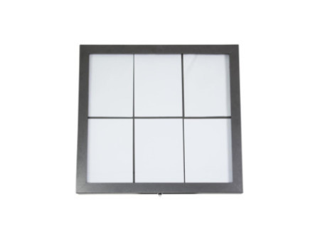 Securit Vitrine d'affichage LED COATED STEEL, 6 x A4