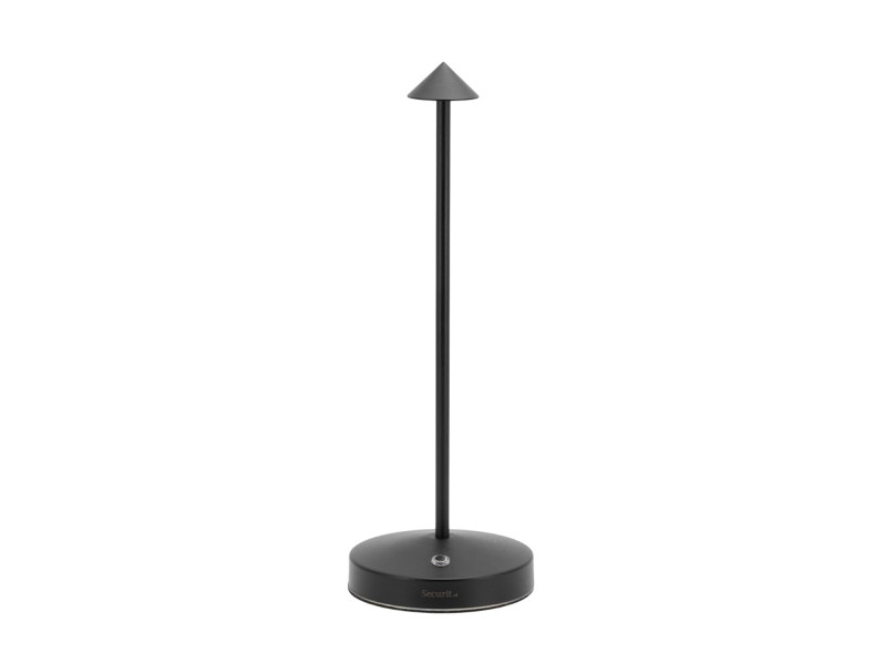 Securit Lampe de table à LED sans fil ANGELINA, noir