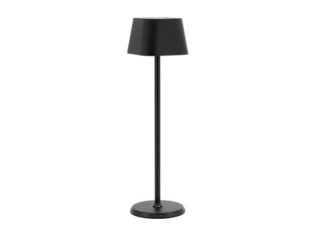 Securit Lampe de table à LED sans fil GEORGINA, noir