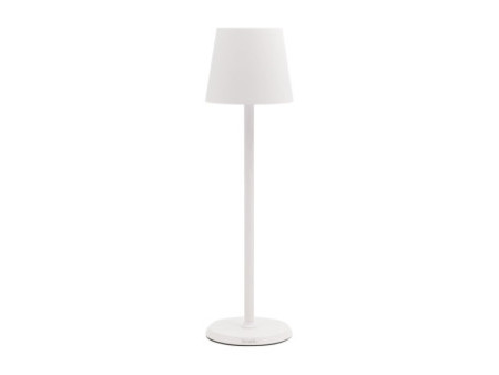 Securit Lampe de table à LED sans fil FELINE, blanc