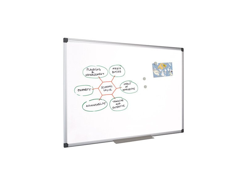 Bi-Office Tableau blanc 'Maya', 600 x 450 mm, émaillé