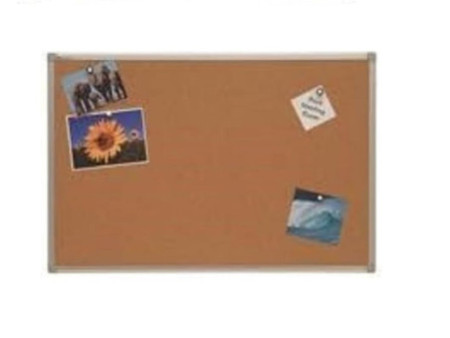 Bi-Office Tableau en liège 'Maya', 900 x 600 mm, cadre alu