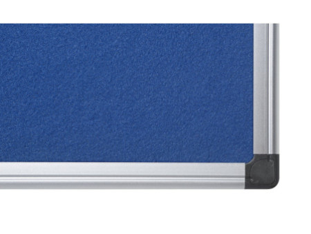 Bi-Office Tableau en feutre 'Maya', 900 x 600 mm, bleu