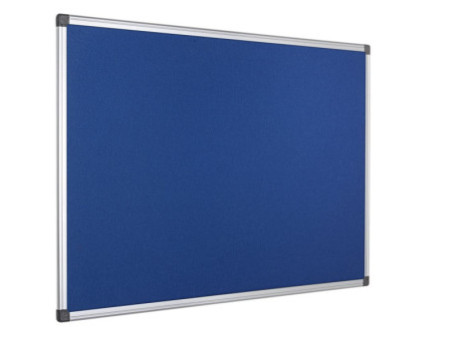 Bi-Office Tableau en feutre 'Maya', 1.200 x 900 mm, bleu