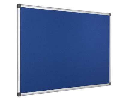 Bi-Office Tableau en feutre 'Maya', 1.800 x 1.200 mm, bleu