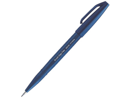 PentelArts Stylo feutre Brush Sign Pen SES 15, bleu nuit