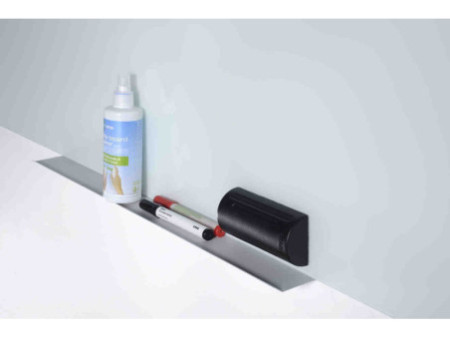 Bi-Office Tableau magnétique en verre, 900 x 600 mm, blanc