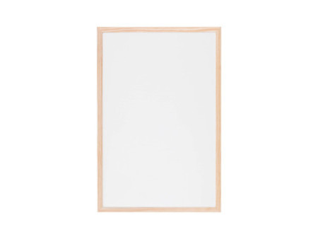 Bi-Office Tableau blanc, cadre en bois, (L)600 x (H)400 mm