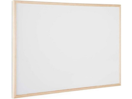 Bi-Office Tableau blanc, cadre en bois, (L)900 x (H)600 mm
