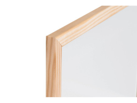 Bi-Office Tableau mixte, cadre en bois, (L)900 x (H)600 mm