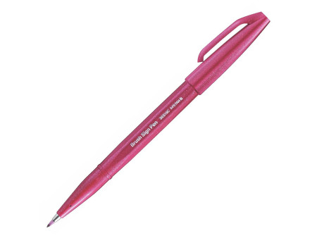 PentelArts Stylo feutre Brush Sign Pen SES 15, framboise