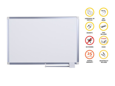 Bi-Office Tableau blanc 'New Generation', 1.200 x 900 mm