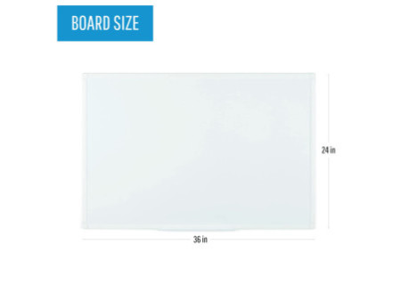 Bi-Office Tableau blanc Maya, antibactérien, 900 x 600 mm