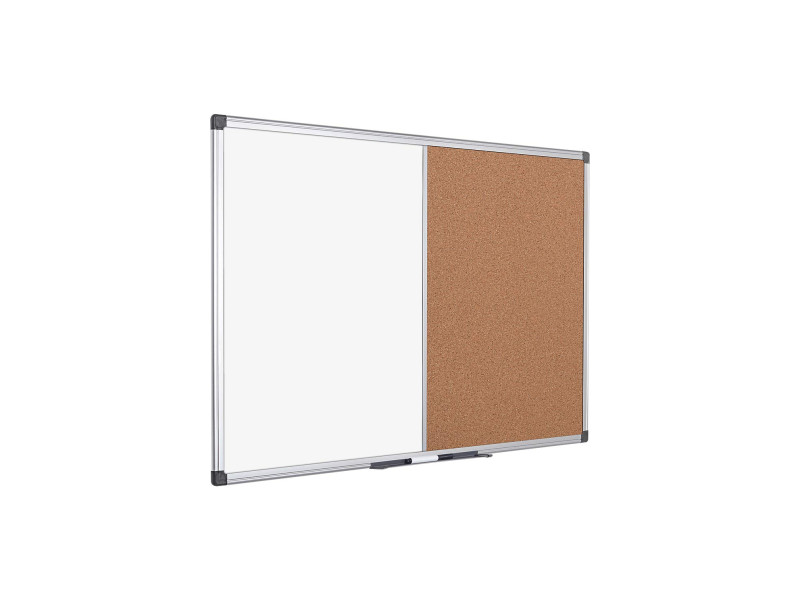 Bi-Office Tableau mixte, tableau blanc / liège, 600x450 mm