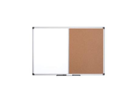 Bi-Office Tableau mixte, tableau blanc / liège, 1.200x900 mm