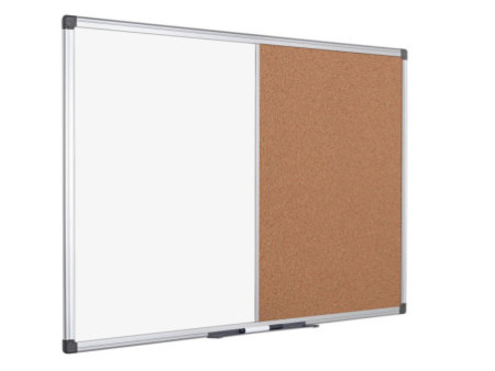 Bi-Office Tableau mixte, tableau blanc/liège, 1.500x1.200 mm