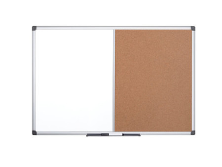 Bi-Office Tableau mixte, tableau blanc/liège, 1.500x1.200 mm