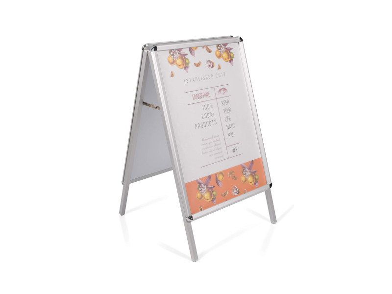 Bi-Office Porte-affiches, cadre en aluminium, 635 x 1.090 mm