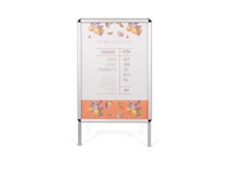 Bi-Office Porte-affiches, cadre en aluminium, 635 x 1.090 mm