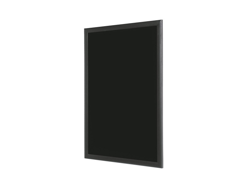 Bi-Office Tableau noir, cadre noir, 1.200 x 900 mm