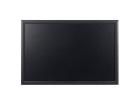 Bi-Office Tableau noir, cadre noir, 1.200 x 900 mm