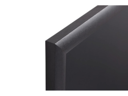 Bi-Office Tableau noir, cadre noir, 1.200 x 900 mm
