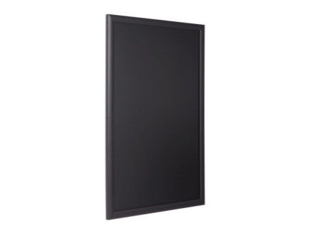Bi-Office Tableau noir, cadre noir, 900 x 600 mm