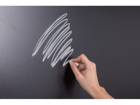 Bi-Office Tableau noir, cadre noir, 900 x 600 mm