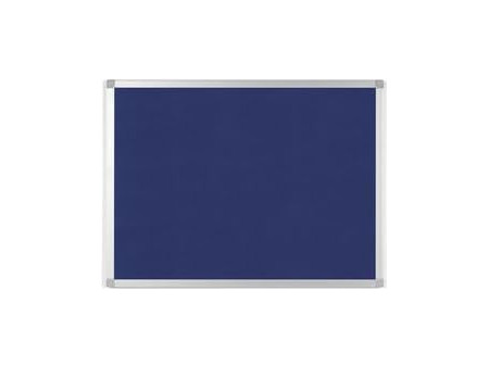 Bi-Office Tableau en feutre AYDA, 600 x 450 mm, bleu
