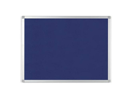 Bi-Office Tableau en feutre AYDA, 1.200 x 900 mm, bleu
