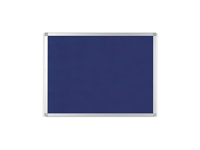 Bi-Office Tableau en feutre AYDA, 1.200 x 900 mm, bleu