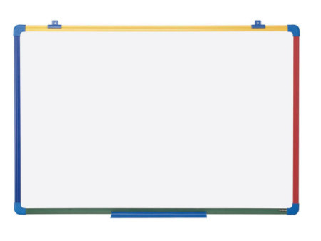 Bi-Office Tableau mural blanc pour enfants Schoolmate